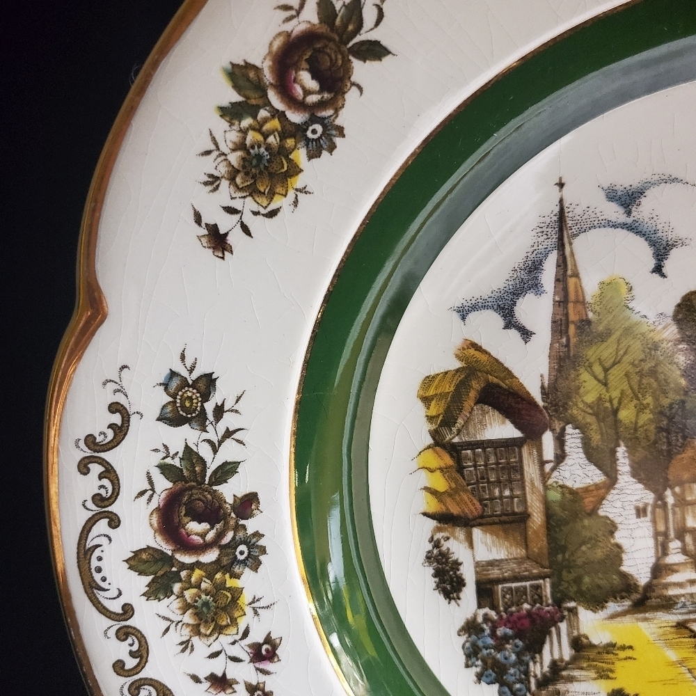 Ascot Service Plate by Wood and Sons England Alpine White Ironstone Large - Picture 14 of 16